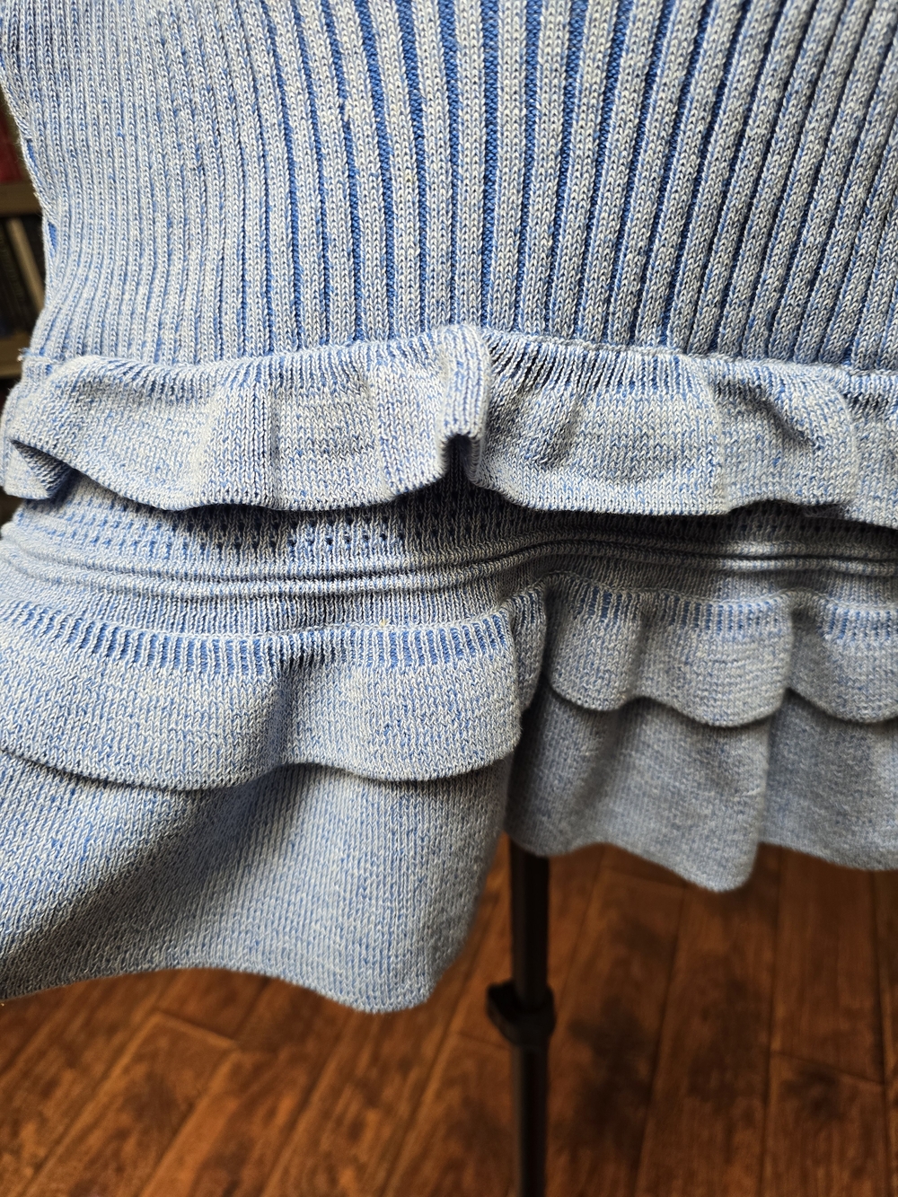 BCBGeneration Ribbed Ruffle Knit Camisole - Picture 2 of 4